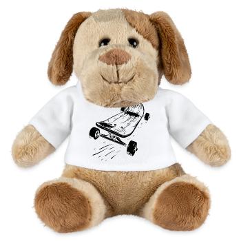 Skateboard - MiniFeet® Dog Helge - white - Front