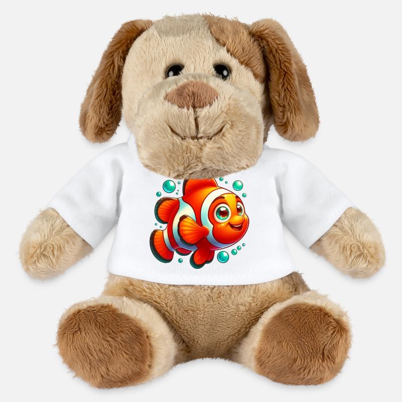 Clownfische - MiniFeet® Hund Helge - Weiß