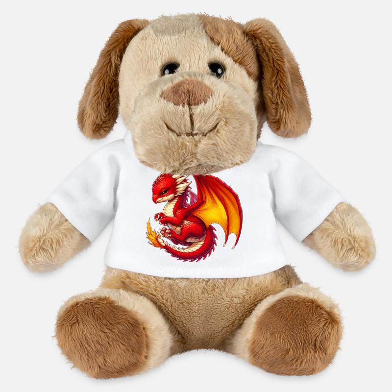 Drache - MiniFeet® Hund Helge - Weiß