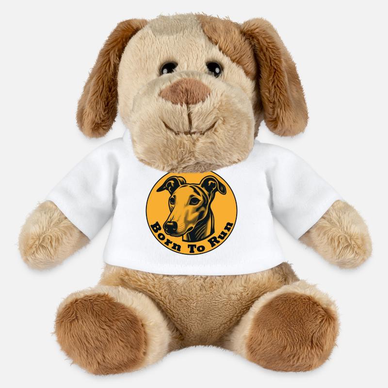 Whippet Born to Run - MiniFeet® Dog Helge - white