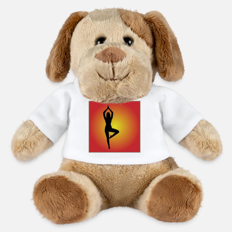 Silhouette Quadrat - MiniFeet® Hund Helge - Weiß