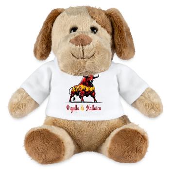 The pride Mallorca flag design - MiniFeet® Dog Helge - white - Front