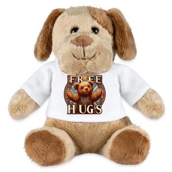 Teddy Gratis Umarmungen Geschenk - MiniFeet® Hund Helge - Weiß - Vorne