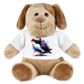 Papageitaucher - MiniFeet® Hund Helge - Weiß - Vorne
