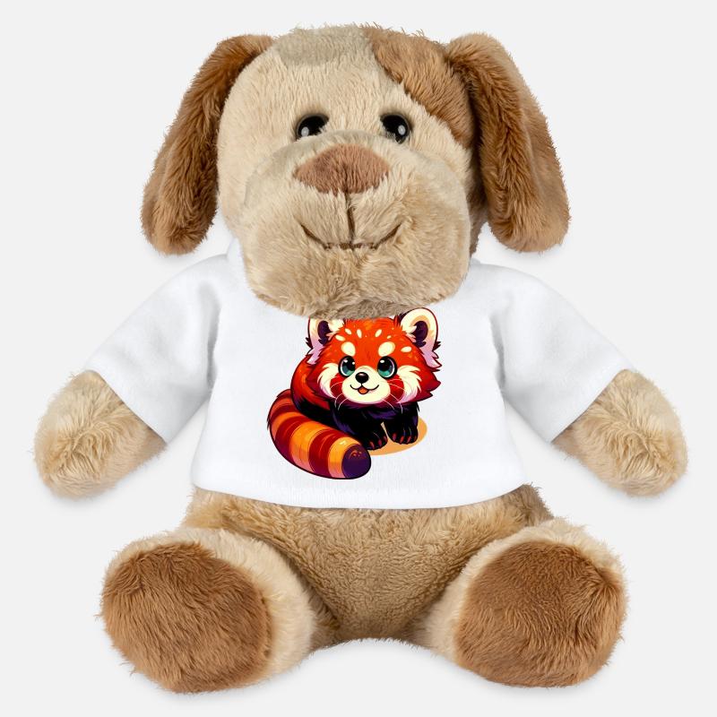 Kleiner Panda - MiniFeet® Hund Helge - Weiß
