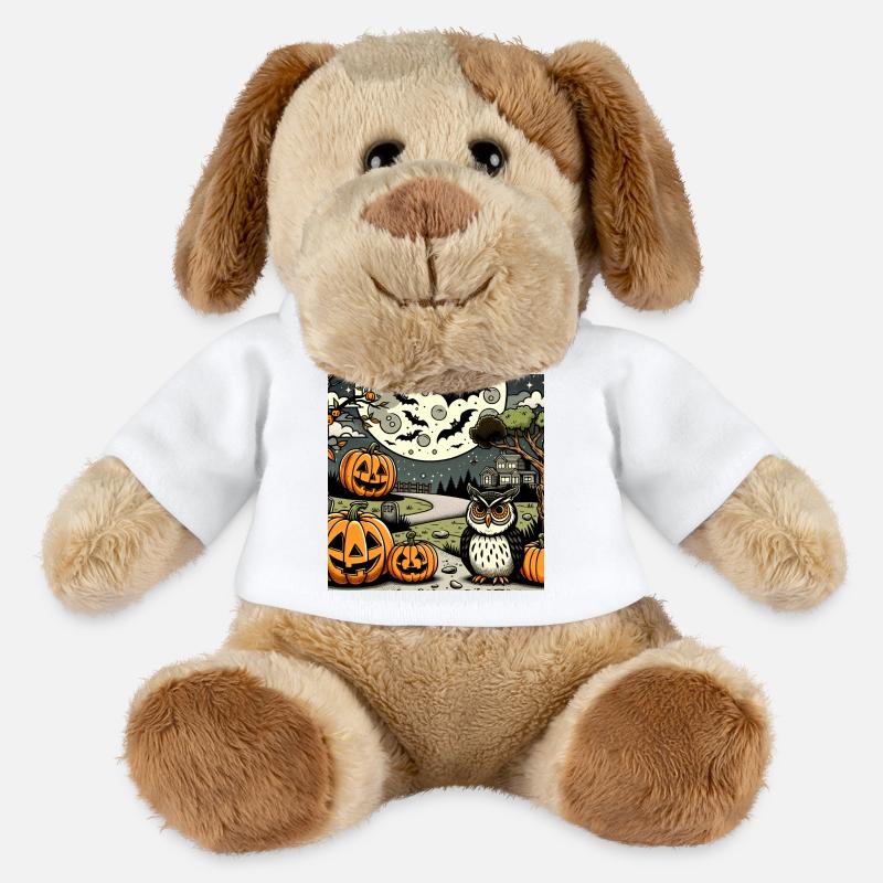 Halloween Design - MiniFeet® Hund Helge - Weiß