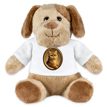 Katzenporträt Kater Carlo - MiniFeet® Hund Helge - Weiß - Vorne