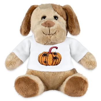 kürbisse, Spinnentiere, Halloween Outfits - MiniFeet® Hund Helge - Weiß - Vorne