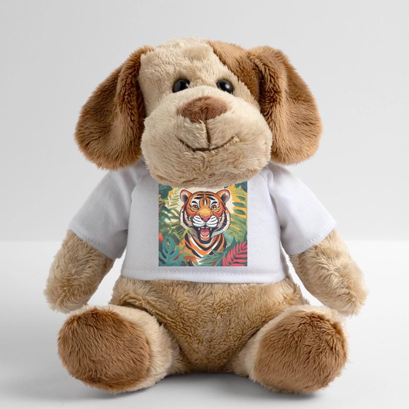 Lebendiger Dschungeltiger Illustration MiniFeet® Hund Helge
