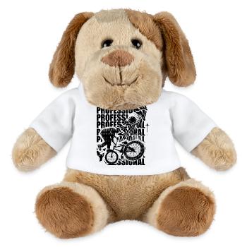 BMX freestyle – Adrénaline sur deux roues - Chien en peluche Helge MiniFeet® - blanc - Devant