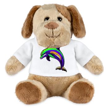 Delfin - MiniFeet® Hund Helge - Weiß - Vorne