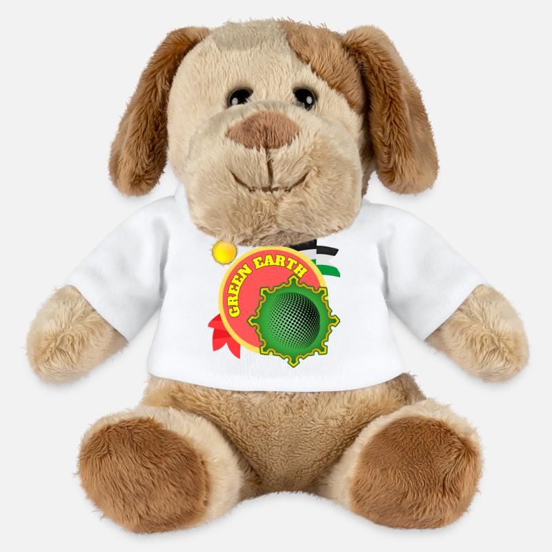 Green Earth - MiniFeet® Dog Helge - white