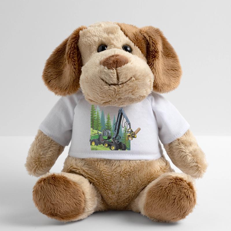 Récolteuse, moissonneuse en forêt Chien en peluche Helge MiniFeet®