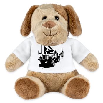 Steel giant from the East - MiniFeet® Dog Helge - white - Front