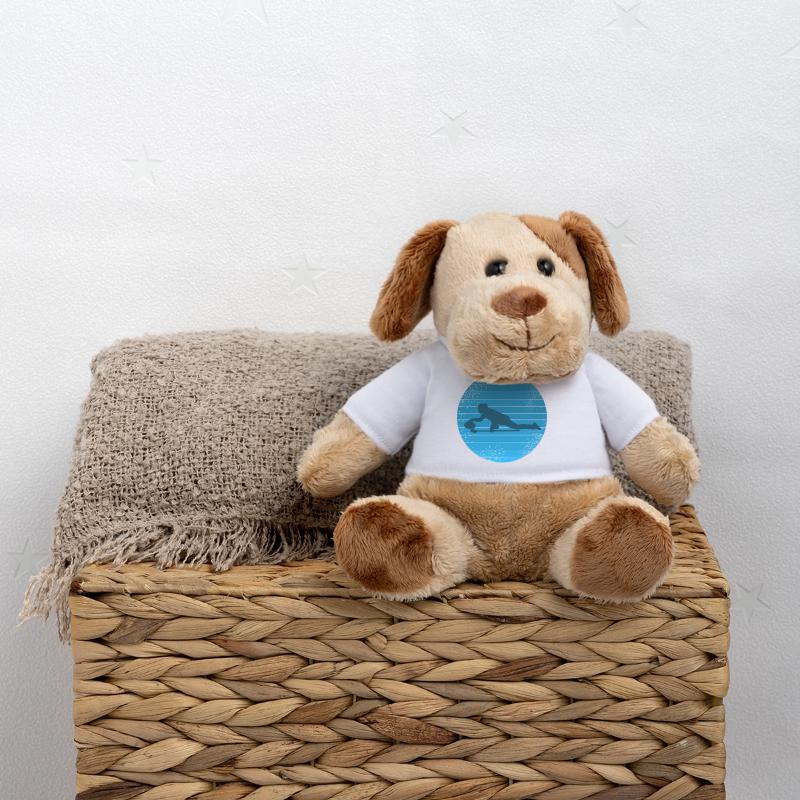 Curling Champion – précision sur la glace Chien en peluche Helge MiniFeet®