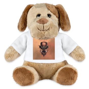 Mystische Zeitreise mit Flügeln - MiniFeet® Hund Helge - Weiß - Vorne