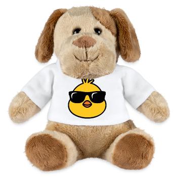 Chick’n’Cool - Chien en peluche Helge MiniFeet® - blanc - Devant