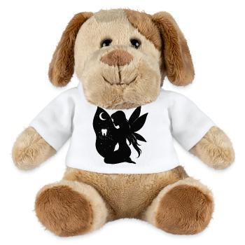 Mondnacht Fee Silhouette - MiniFeet® Hund Helge - Weiß - Vorne