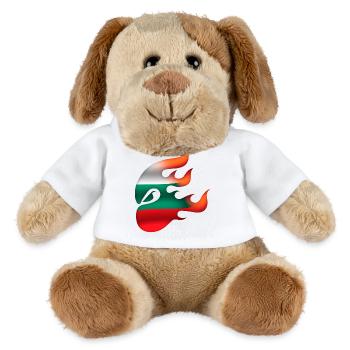 Bulgarien Flagge - Bulgarien - Ninja - MiniFeet® Hund Helge - Weiß - Vorne