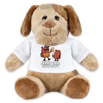 Jerry Can Billy Can't Cheers Wordplay Dad Humor - MiniFeet® Dog Helge - white - Front