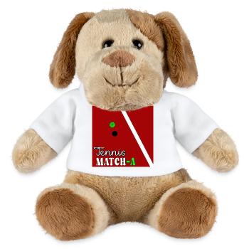 TENNIS COURT TENNIS MATCH MATCHA - Chien en peluche Helge MiniFeet® - blanc - Devant