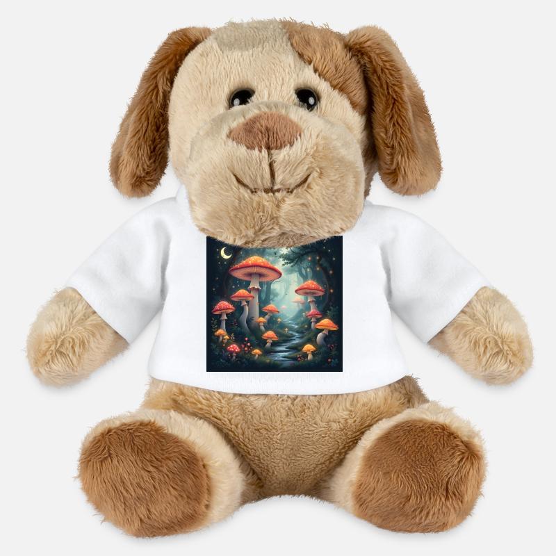 Mushroom Forest - MiniFeet® Dog Helge - white