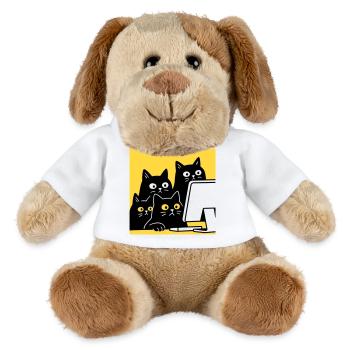 Cats watching Catcontent - MiniFeet® Hund Helge - Weiß - Vorne