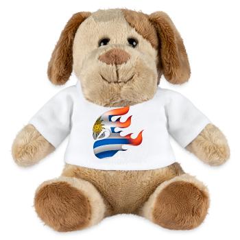 Flagge von Uruguay - Uruguay - Ninja - MiniFeet® Hund Helge - Weiß - Vorne