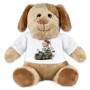 Skurrile Schafe, die brüllen - MiniFeet® Hund Helge - Weiß - Vorne