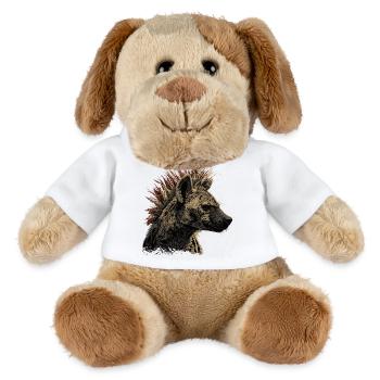 Hyäne Punkrock  - MiniFeet® Hund Helge - Weiß - Vorne