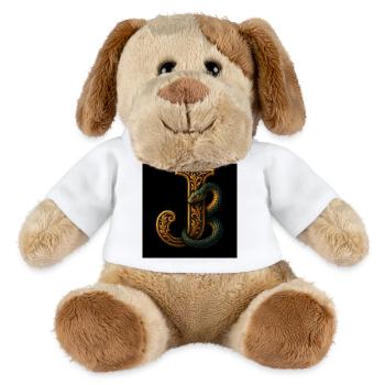 J – Ornement magique au basilic - Chien en peluche Helge MiniFeet® - blanc - Devant