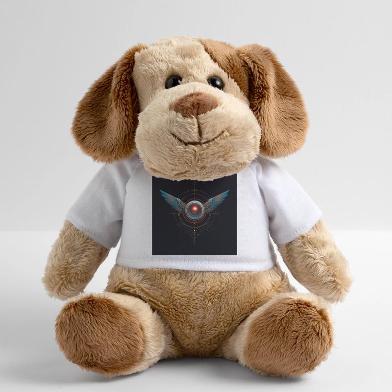 Futuristisches Winged Emblem – Techno Vision MiniFeet® Hund Helge