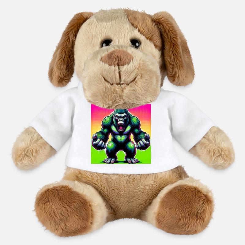 Gorilla - MiniFeet® Hund Helge - Weiß