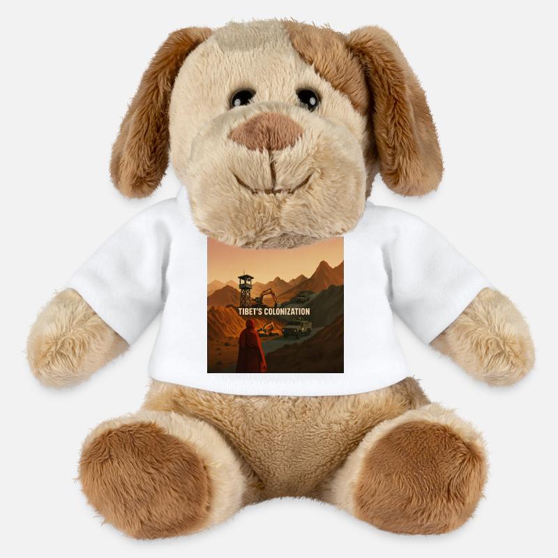 Kolonisierung Tibets - MiniFeet® Hund Helge - Weiß