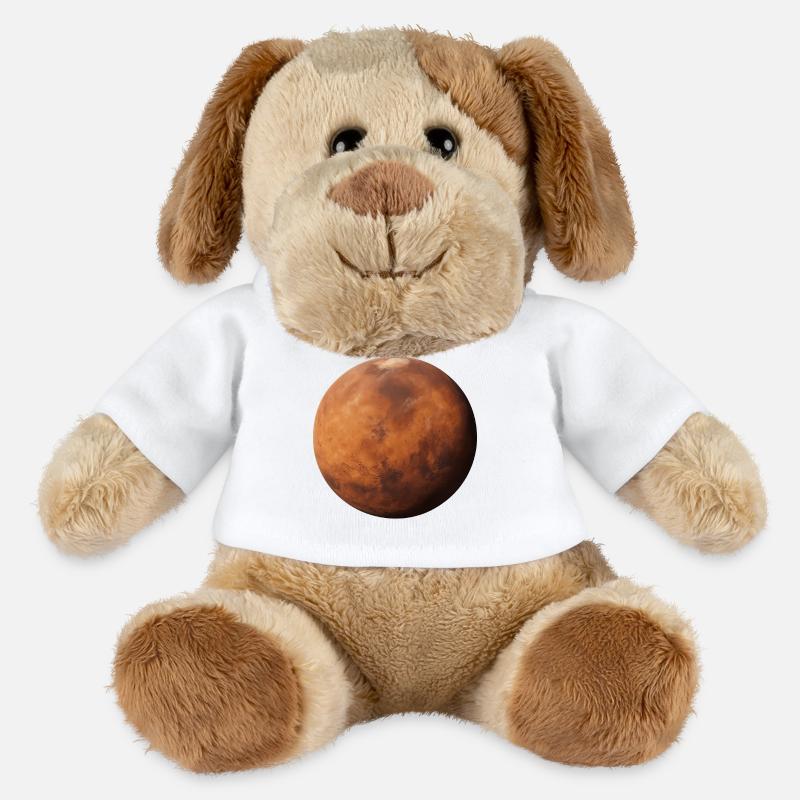 Mars - Planet Mars - MiniFeet® Hund Helge - Weiß