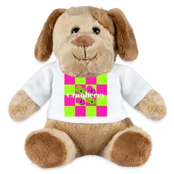 Beere & Farbenspiel Funkelndes Muster - MiniFeet® Hund Helge - Weiß - Vorne