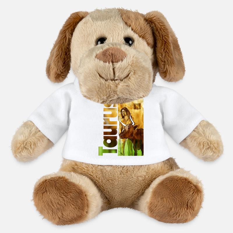Sternzeichen Stier - MiniFeet® Hund Helge - Weiß