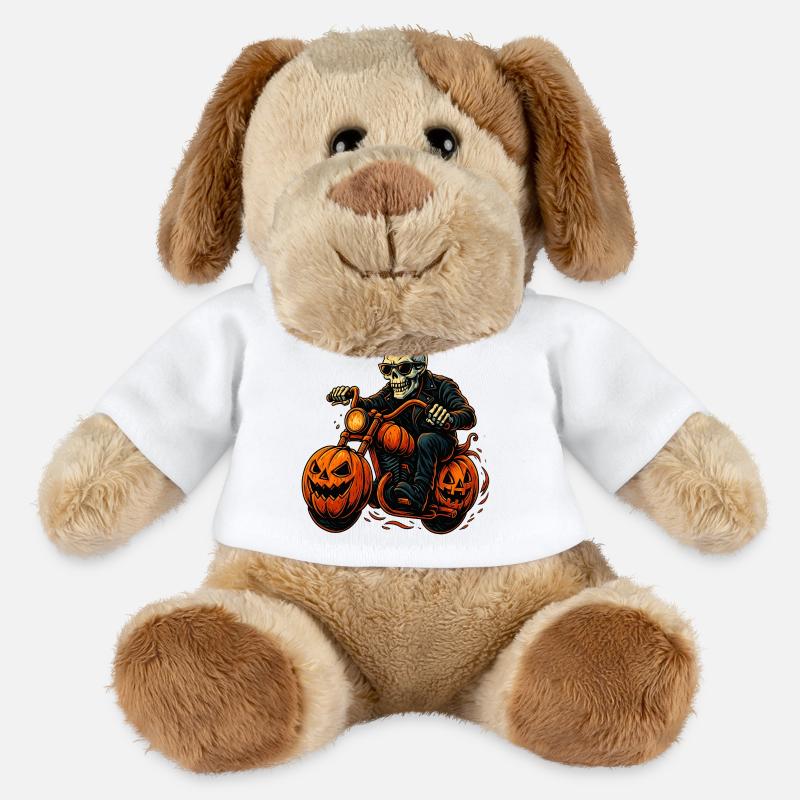 Scary biker - MiniFeet® Dog Helge - white