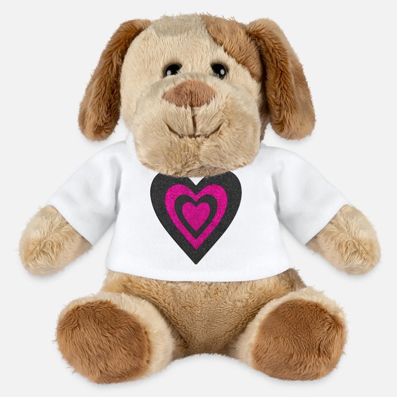 Herz - MiniFeet® Hund Helge - Weiß