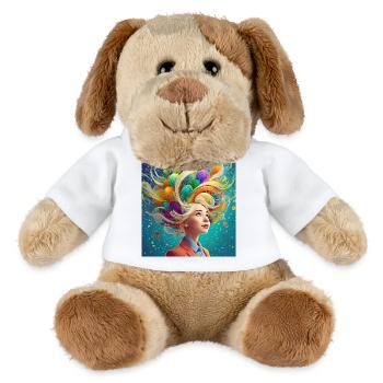 Imagination is power - MiniFeet® Dog Helge - white - Front