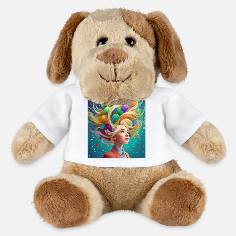Imagination is power - MiniFeet® Hund Helge - Weiß
