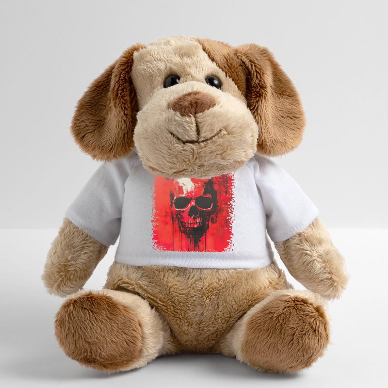 Dunkler Skull Kunstdruck MiniFeet® Hund Helge