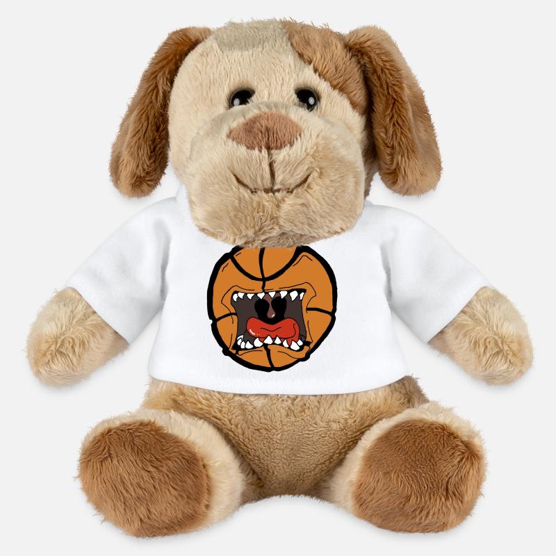 Explosive Basketball Design - MiniFeet® Dog Helge - white