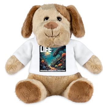 La vie : Omniprésente. Débrouillard. Déterminé. - Chien en peluche Helge MiniFeet® - blanc - Devant
