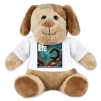 Cycle de vie Monde sous-marin Illustration - Chien en peluche Helge MiniFeet® - blanc - Devant