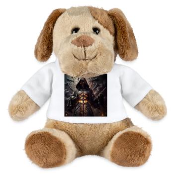 La Faucheuse La Parca Halloween - Chien en peluche Helge MiniFeet® - blanc - Devant
