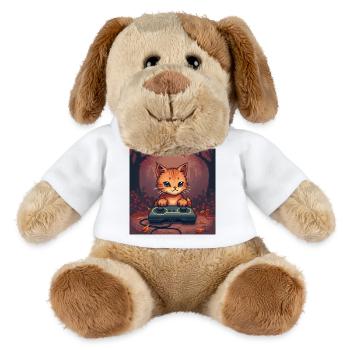 Cozy Pixel Cat Controller - MiniFeet® Hund Helge - Weiß - Vorne