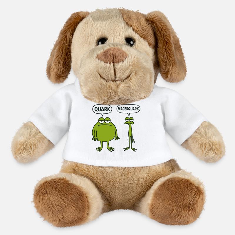 Quarkfrosch Duo - MiniFeet® Hund Helge - Weiß
