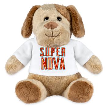 Super Nova Neon Lettering - MiniFeet® Dog Helge - white - Front