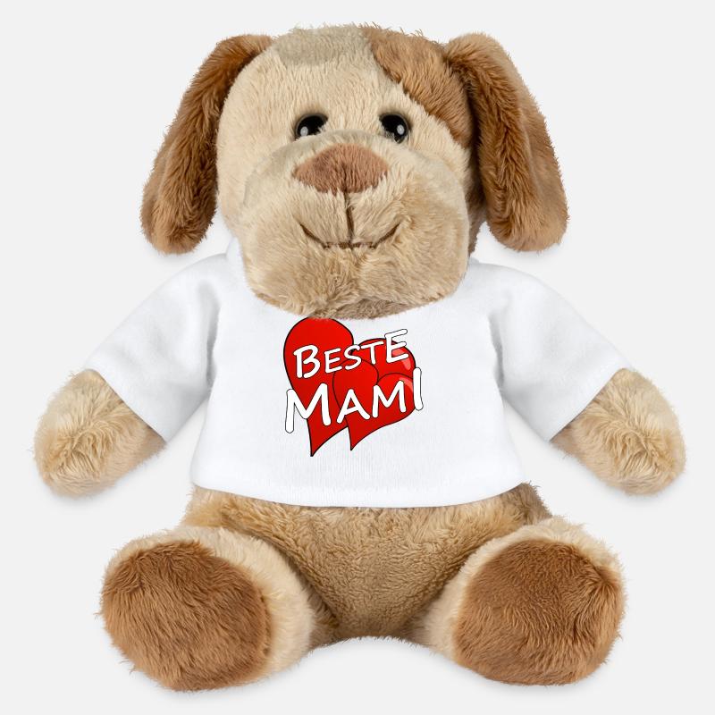 BESTE MAMI - MiniFeet® Hund Helge - Weiß